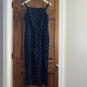 Old Navy (NWT) Navy/White PolkaDot Jumpsuit- Size Small